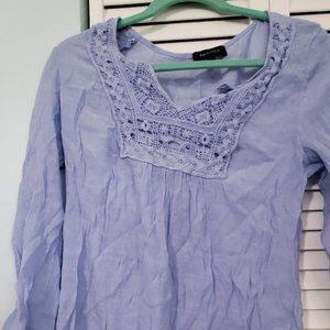 Spense Women's Size M Long Sleeve V neck Blouse